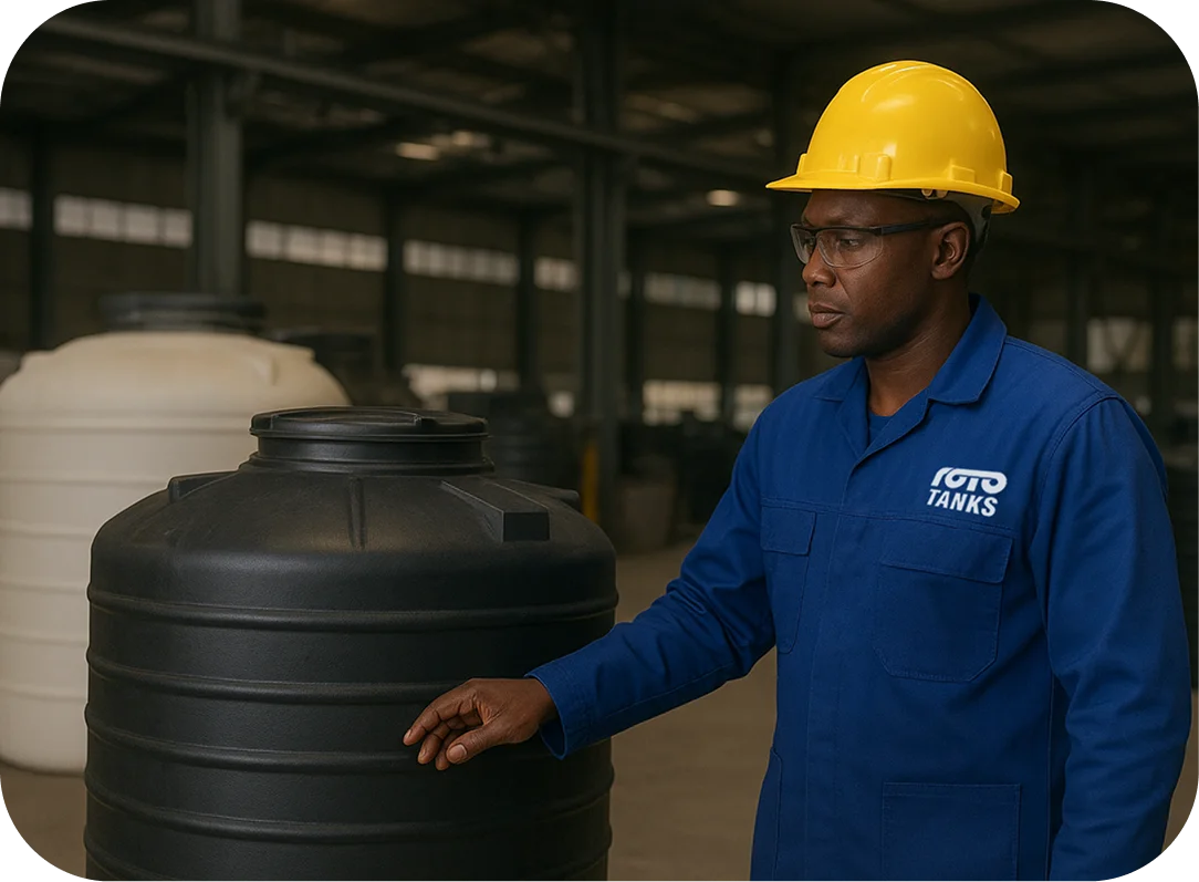 Roto Tanks installation and delivery service across Kenya